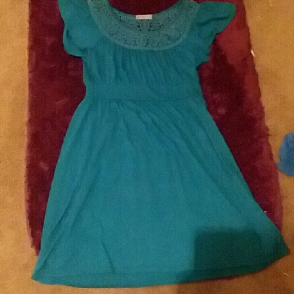 Blue dress